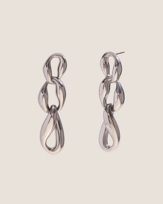 Emma Earrings - Silver