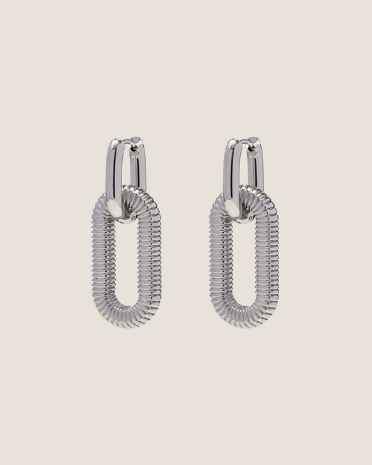 Mae Earrings - Silver