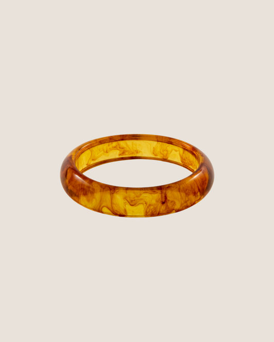 Medium Amber Resin Bangle