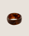 Large Coffee Resin Bangle