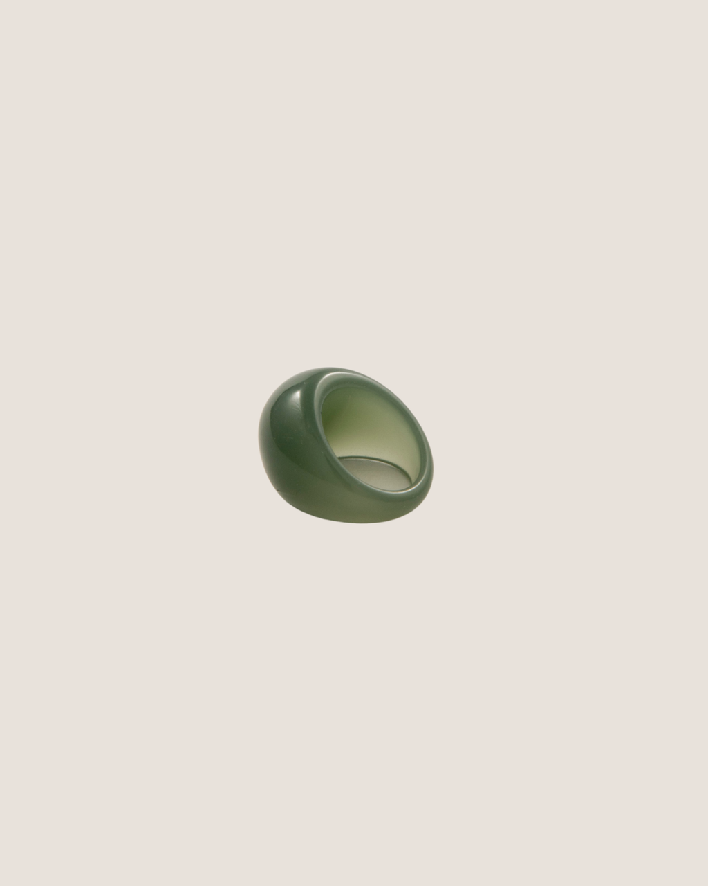 Green Resin Ring