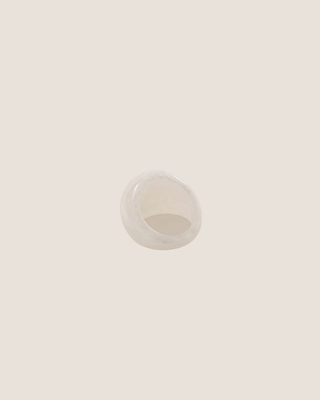 White Resin Ring