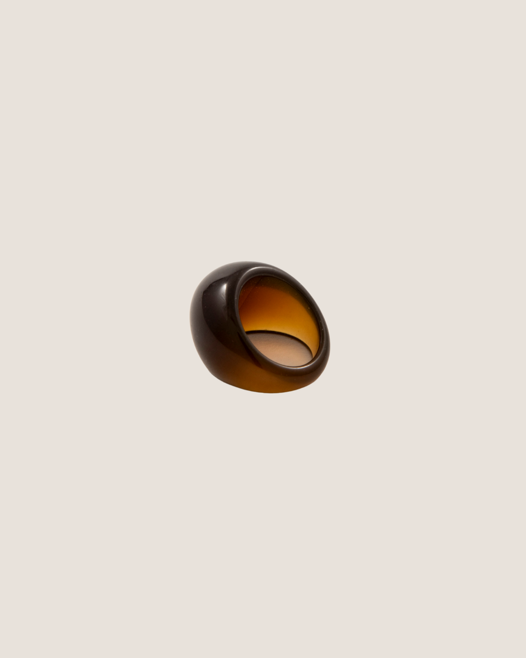 Coffee Resin Ring
