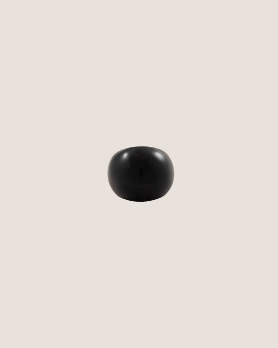 Black Resin Ring