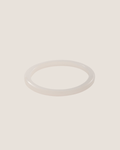 Fine Jelly White Resin Bangle
